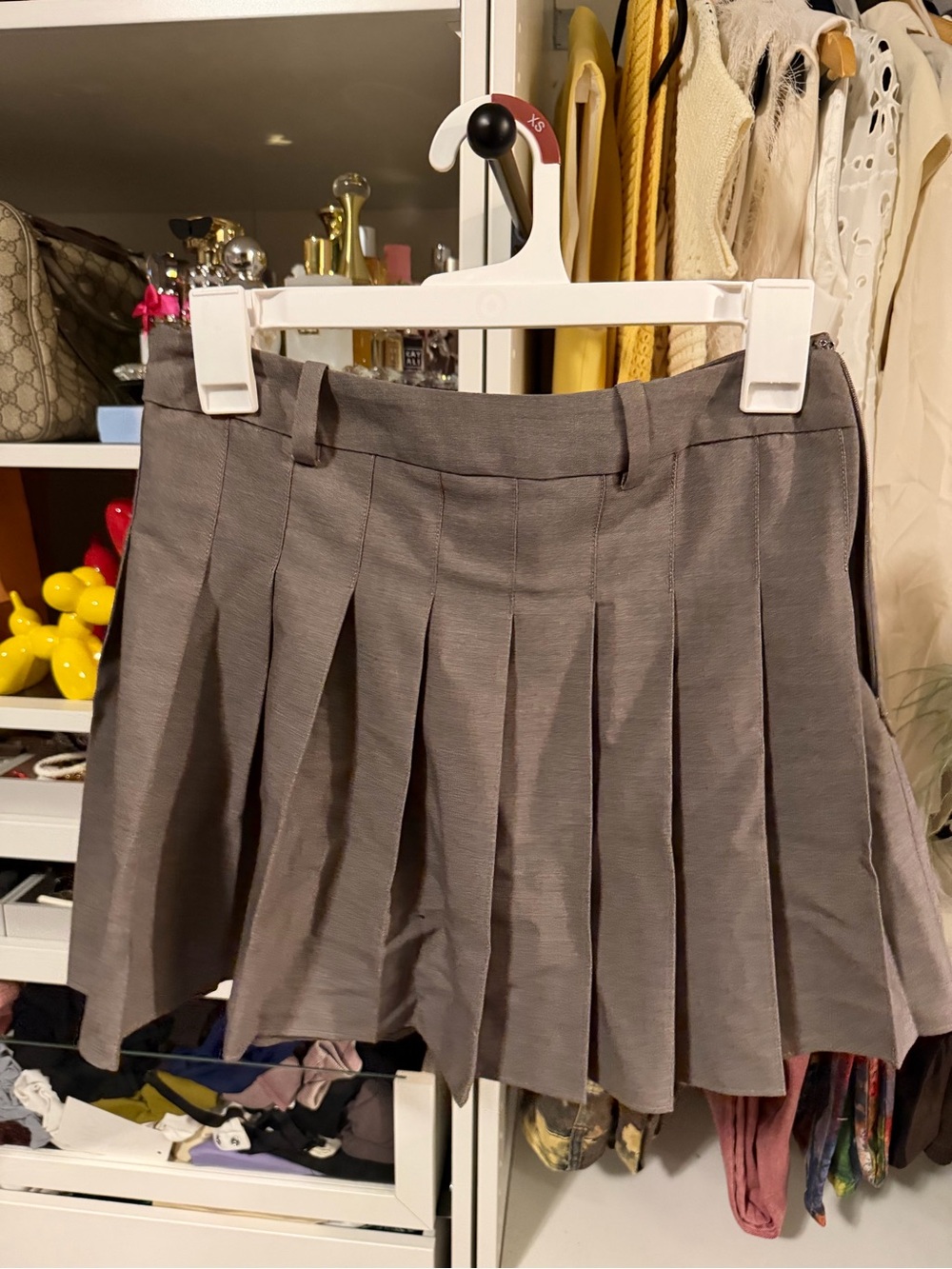 H&M Gray Pleated Skirt - Tailored Schoolgirl Style